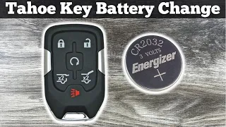2015 - 2020 Chevy Tahoe Key Fob Battery Change - How To Remove Replace Chevrolet Remote Batteries