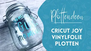 Cricut Joy Plotter für Einsteiger - Vinylfolie übertragen
