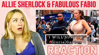 Vocal Coach Reacts to Allie Sherlock & Fabulous Fabio cover | I Will Survive REACTION & ANALYSIS