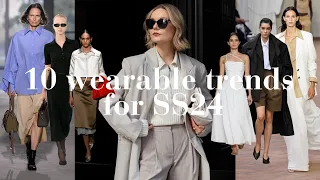 10 WEARABLE TRENDS FOR SS24 | SPRING/SUMMER 2024 TRENDS | MINIMAL STYLE