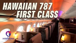 Hawaiian Airlines 787 First Class Inaugural Flight ✈ Honolulu to San Francisco