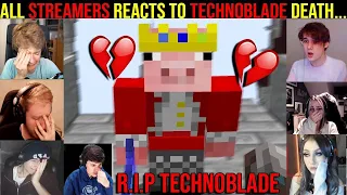 Dream SMP REACTS to Technoblade DEATH... R.I.P Technoblade ❤️