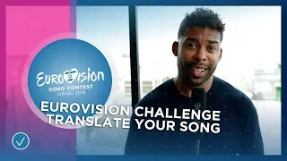 EUROVISION CHALLENGE: Sing your song in your own language