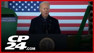 Biden calling for humanitarians "pause" in Israel-Hamas war