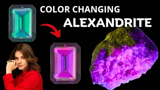 ALEXANDRITE Gemstone that Changes Color 😱 Natural, Lab Created, Synthetic