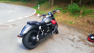 Beauty Moto Guzzi AUDACE - Engine Sound - MISTRAL Exhaust (Testride)