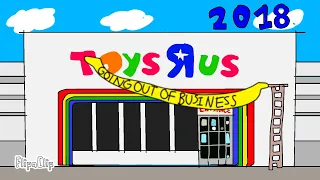 The life of a Toys “R” Us building in 43 seconds. #toysrus  #history