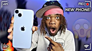 I BOUGHT THE IPHONE 14 PLUS (Blue) + APPLE WATCH SERIES 8 *unboxing*