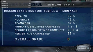 SOCOM 1 Speedruns - #5 Temple at Hohn Kaen [4:47] [PS2] [Former WR]  - Ensign, Any %, Glitchless