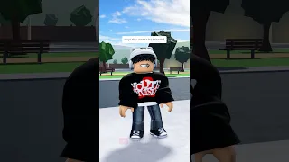 Mean Friend ROBLOX STORY! 😩 #shorts