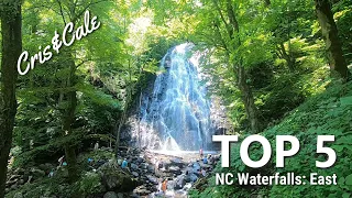 Top 5 North Carolina Waterfalls East of Asheville | Toms Creek | Catawba | Hickory Nut | High Shoals
