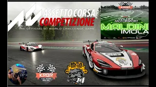 Campeonato KRBR - Etapa 6 : IMOLA | Assetto Corsa Competizione P2 GALERA