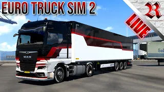 Trucking With The New Modern Lines Paint Job DLC | Euro Truck Simulator 2