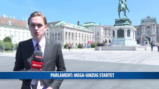 Parlament: Mega-Umzug startet