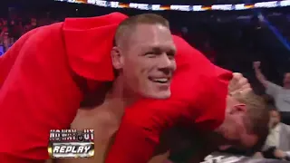 WWE NO WAY OUT 2012 John Cena def Big Show and John Laurinaitis was fired by Mr McMahon