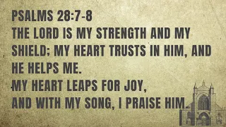 3. The Lord is my rock(A worship song with Psalms)