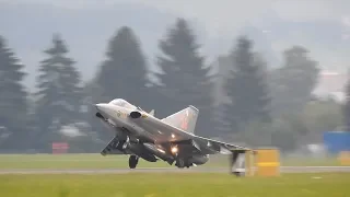 Saab J35 Draken best display solo | Draken afterburner | Draken high speed pass | J 35 Draken