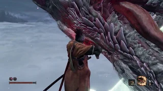 Divine Dragon Boss Fight Sekiro: Shadows Die Twice Walkthrough