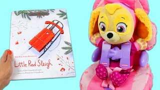 Paw Patrol Baby Skye Road Trip Healthy Fruits Snack Time & Fun Christmas Holiday Story Time!