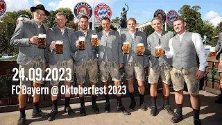FC Bayern Spieler Oktoberfest 2023 @ Käfer´s Wiesn-Schänke am 2. Wiesn-Sonntag 24.09.2023