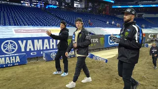 The Deegans Supercross Track Walk Raw! Indianapolis SX