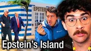 He Snuck onto Jeffrey Epstein's Island !!!  | HasanAbi Reacts