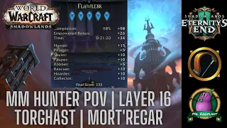 Solo Flawless Layer 16 Torghast | Mort'regar | MM Hunter POV | ilvl 248 | WoW 9.2