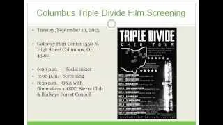 Triple Divide Fracking Film Webinar.