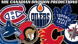 2021 NHL Canadian Division Predictions
