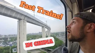 Taking High-Speed Train In China, 2024