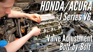 Honda/Acura 3.5/3.2/3.7/3.0 V6 Valve Adjustment (Honda J Series Engine)