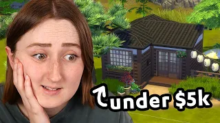 can I built an entire sims house for under $5000?