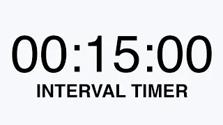 One Hour 15-Minute Interval Timer [Bell Alarm]