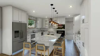 Simple Modern Kitchen Animation | Sketchup | Lumion | 3D Modeling | 3D Rendering