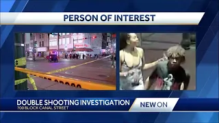 NOPD seek suspect, person of interest in Canal Street double shooting