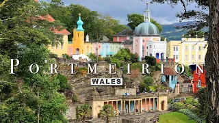 Portmeirion, North Wales - an incredibly bright and colourful village