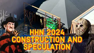 HHN 2024 Early April Construction Update |3 TENTS, Park Updates|