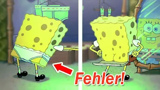 10 SERIENFEHLER in SPONGEBOB SCHWAMMKOPF!