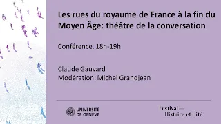Les rues du royaume de France à la fin du Moyen Âge: théâtre de la conversation