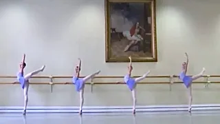 VAGANOVA BARRE CLASS FOLLOW ALONG - Vaganova Ballet Academy 4th grade exam