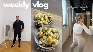 WEEKLY VLOG | przepis na pistacjowe rogaliki/paczki pr