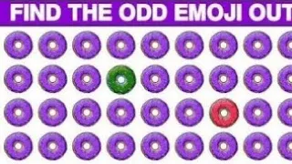 HOW GOOD ARE YOUR EYES? | Find The ODD Emoji #237 | Emoji Puzzle Quiz