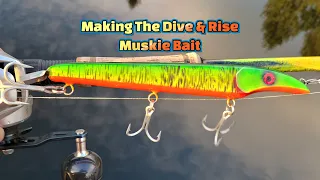 Lure Making!  Check This Out! Making a Dive and Rise Muskie Bait