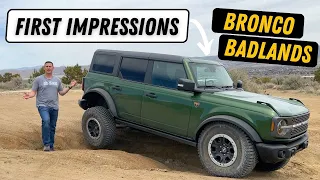 Bronco Badlands First Impressions