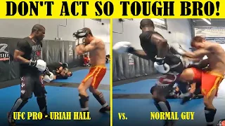 Top 10 Dumb Regular Guys Challenging Pro Fighters