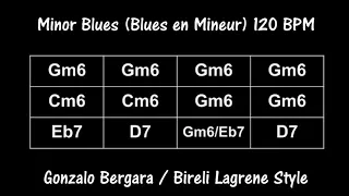 Minor Blues - Backing Track 120 BPM - Gonzalo Bergara / Bireli Lagrene Style