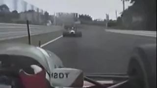 F1 Suzuka Grand Prix 1993 - Aguri Suzuki overtakes Ukyo Katayama