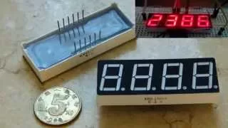 Control a 4 Digit 8-Segment LED Display Arduino