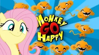 I WILL MAKE YOU HAPPY! | Fluttershy Play's; Monkey GO Happy