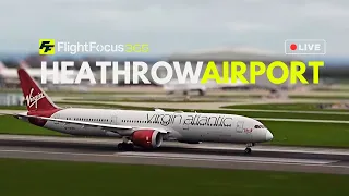 Heathrow Airport Live - Monday 22nd April 2024